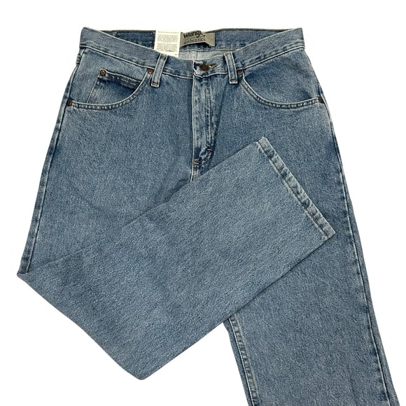 Wrangler Jeans Mens 32X28 Blue Classic Regular Fit Denim New with Tags Western - Picture 1 of 8
